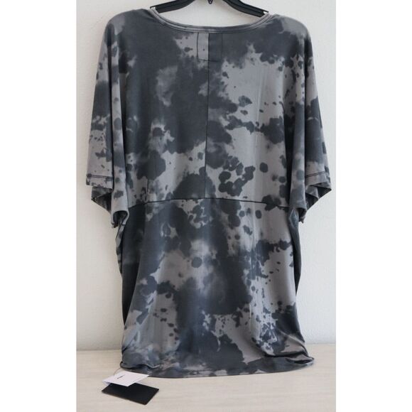 Nike Dri-FIT DX0922-060 Men's Sz 4XL-Tall Gray Allover Print S/S Yoga Top - Picture 2 of 9